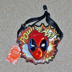 Marvel Comics Danielle Nicole Deadpool Pop Art Diecut Crossbody Purse Bag New - Picture 1 of 5