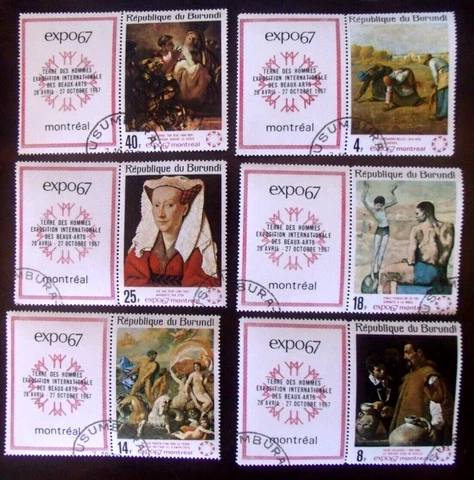 1967 Burundi Stamps   Lot#D117  Expo67 Cover