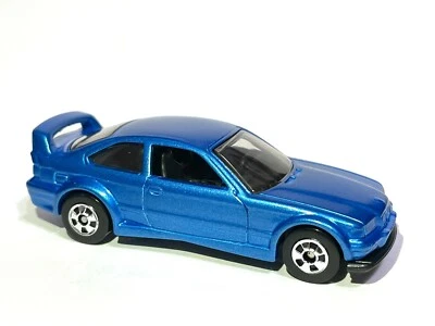 BMW E36 M3 ESTORIL AZUL METÁLICO 1/1 Hot Wheels PERSONALIZADO AÑOS 90 Blanco Foto 1 de 4