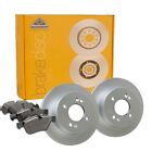Genuine Nap Rear Brake Discs And Pad Set To Fit Fiat Croma Carb 20 9 86 1 87