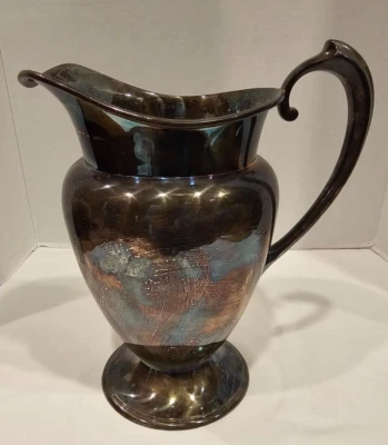 Plato de plata Kenworth vintage agua/té/jarra 9 1/4" Foto 1 de 4