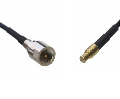 FME Male to MCX Male RF Coaxial Cable For Antenna Radio wifi 0.5~15FT - Image 1 of 3
