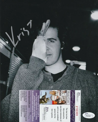 Krist Novoselic Signed 8x10 Photo w/ JSA COA #P92309 Nirvana Cover