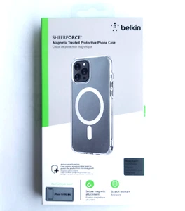 Coque de protection téléphone Belkin Sheerforce iPhone 14 Pro Max traitée magnétiquement - Photo 1 sur 3