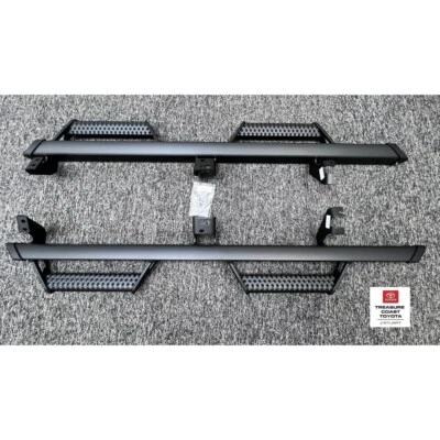 NEW OEM TOYOTA LAND CRUISER HV 2024 PREDATOR TUBE STEP BARS BARS W/ BOLTS Foto 1 de 4