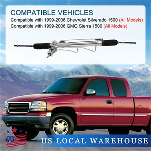 For Silverado Sierra 1500 2WD 1999-2006 Power Steering Rack & Pinion 19133675 - Picture 1 of 12