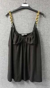 Simply Be Chain Strap Cami Top Black UK 14 LN100 RR 07 - Picture 1 of 3