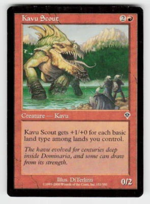 Invasion #151 Kavu Scout - Image 1 of 2