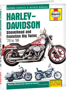 Haynes Harley Davidson Shovelhead and Evolution Repair Manual for 1970-1999