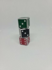 D6 dice 19mm - Precision CNC Machined - Weathered Look