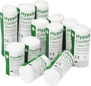 Safety First Aid Group,White HypaBand Conforming Bandages, Assorted - Pack... - Picture 1 of 5