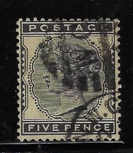 Great Britain: 1880; Scott 85, Used, good center, black, queen 125$, EBGB106 - Picture 1 of 2