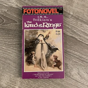 LORD OF THE RINGS Fotonovel Vintage Paperback 1978 VG - Picture 1 of 4