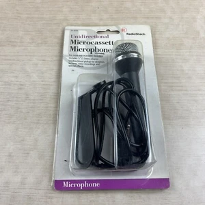 Radio Shack 33-3019 Unidirectional Microcassette Microphone with Stand - Picture 1 of 4