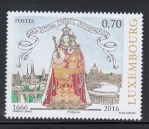 LUXEMBOURG Virgin Mary as Patroness JOINT ISSUE WITH VATICAN CITY MNH stamp - Picture 1 of 1