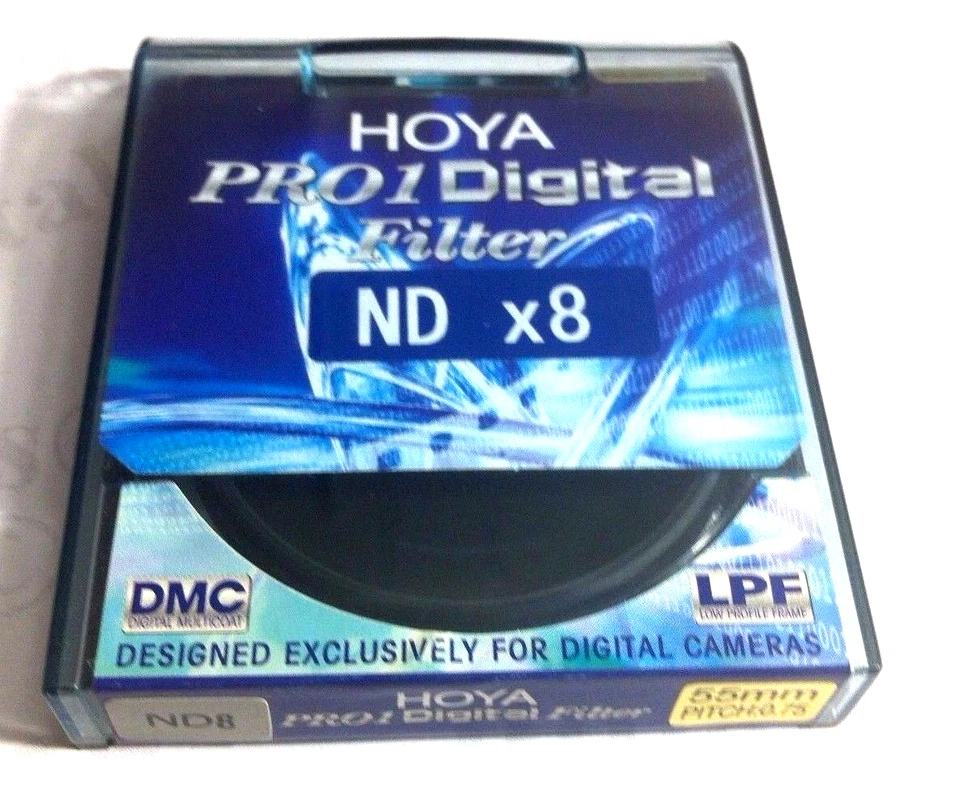 Hoya Pro1 Digital H MC 55mm ND8 NDX8 ND-8 Lens Filter Neutral Density ND 8 55 mm - Image 1 of 4