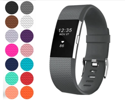  Correa deportiva de silicona de repuesto para Fitbit Charge 2 Foto 1 de 4