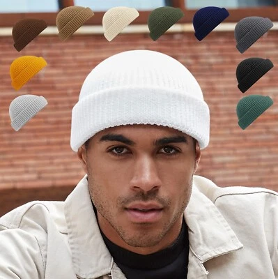 Beechfield Original Harbour Beanie B383R Herren Damen Strickmütze Hat 10 FARBEN