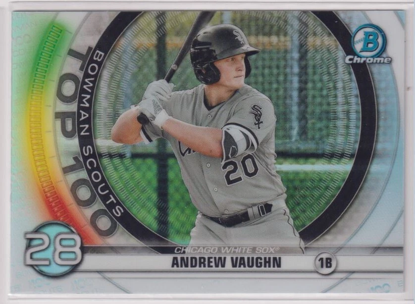 2020 Bowman Chrome Scouts Top 100 #BTP28 Andrew Vaughn - Image 1 of 1