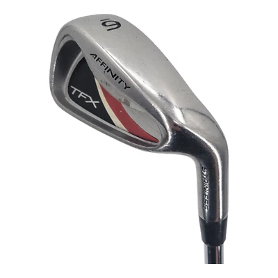 Affinity TFX 6 Iron Mens RH Golf Club Steel Shaft and Pro Velvet Golf Grip 38" - Image 1 of 4