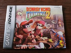 Donkey Kong Country 2 (Game Boy Advance GBA) Booklet / nur Anleitung - Bild 1 von 6