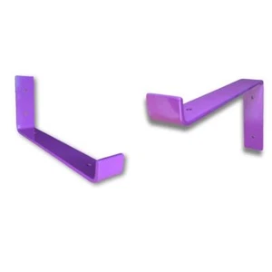 Violet scaffold board shelf brackets -100mm - 325mm - RAL 4008 - Coloured  - Picture 1 of 5