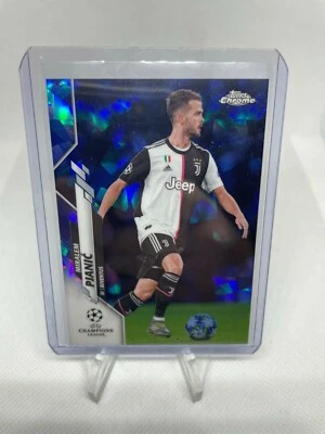 2020 Topps Chrome Sapphire Miralem Pjanic JUVENTUS - Image 1 of 2