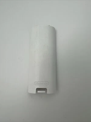 Nintendo Wii controller battery cover OEM replacement white - Image 1 of 4