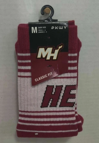 NBA Miami Heat PKWY Burgandi/White Medium Cover