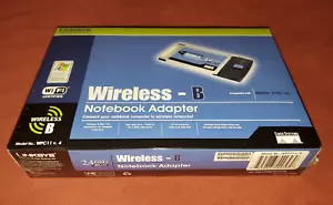 Linksys Wireless B Notebook Adapter (Model WPC11 v. 4) Cisco Systems *NEW SEALED - Picture 1 of 2