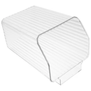 Cesta de almacenamiento de puerta transparente para residuos cestas de baño papel de oficina - Imagen 1 de 12