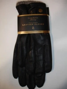 New Men's CLUB ROOM Luxury GENUINE LEATHER GLOVES with 100 % Cashmere Lined $98 - Picture 1 of 6