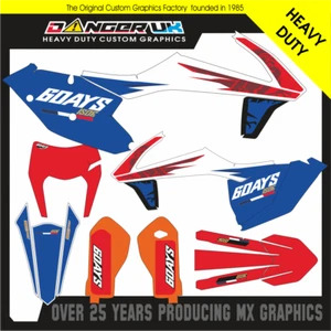 KTM 250 EXC-F 2018 MOTOCROSS GRAFIK SECHS TAGE NACHBILDUNG INSPIRIERT - Bild 1 von 1