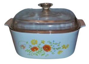  CORNING WARE WILDFLOWER DUTCH Oven Kasserolle Bräter A-5-B - Bild 1 von 1