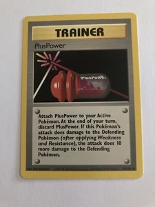 PlusPower Pokemon Base Set Unlimited Uncommon Near Mint Unplayed - Picture 1 of 2
