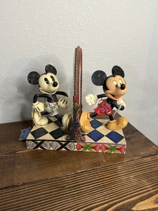 Figura Jim Shore Disney Mickey Mouse Showcase ESPEJO “80 años de risa” - Imagen 1 de 7