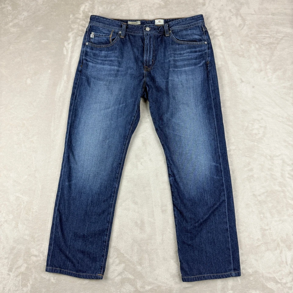 AG Adriano Goldschmied Jeans Mens 36x29 Blue The Graduate Tailored Leg USA Made - Image 1 of 4