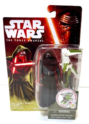 ¡NUEVO! Figura de acción Hasbro Star Wars The Force Awakens Kylo Ren sin usar, en caja 3,75" 2015 Foto 1 de 4