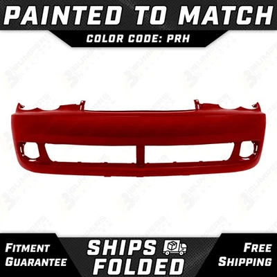 NEW Painted *PRH Blaze Red* Front Bumper Cover for 2006-2010 Chrysler PT Cruiser Foto 1 de 4