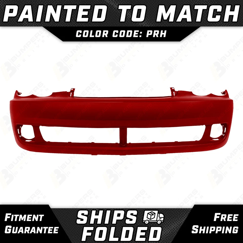 NEW Painted *PRH Blaze Red* Front Bumper Cover for 2006-2010 Chrysler PT Cruiser - Image 1 of 4