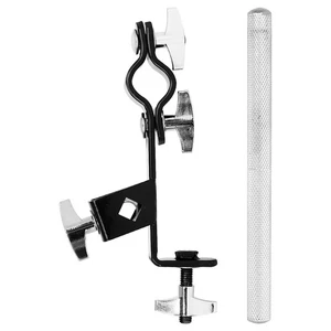 Cowbell Holder Clamp Bracket Drum Tambourine Support Clip Multi-Function3897 - Picture 1 of 6