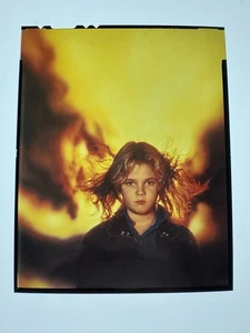 FIRESTARTER - 1984 Original Movie Poster Art Photo 4x5 Transparency UNIVERSAL - Picture 1 of 2