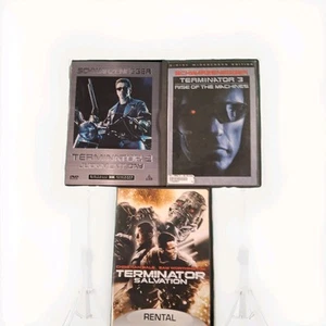 Terminator DVDs: T2 Judgment Day, T3 Rise of the Machines, Terminator Salvation - Picture 1 of 1