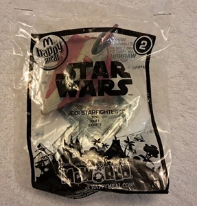 McDonalds Happy Meal Star Wars Juguete #2 Jedi Starfighter Ship Nuevo En Paquete 2010 - Imagen 1 de 4
