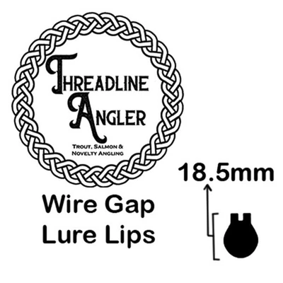 25pk Semi-Clear 18.5mm Wire Gap Lure Lips Minnow Balsa Ultralight Parts Trout - Image 1 of 4