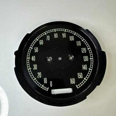 Chevrolet Corvette 1965-1967 160 MPH velocímetro placa frontal OEM vintage original Foto 1 de 3