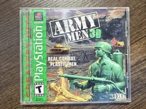 Army Men 3D - Sony PlayStation 1 - CIB Etiqueta Negra Probada - Imagen 1 de 7