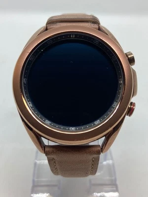 Samsung Galaxy Watch 3 SM-R855F 41mm LTE Bronze Leather Strap Premium Smartwatch - Image 1 of 4