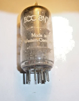 Röhre Tube ECC81  12AT7 Telefunken Raute Stempel 28 ;  LF 92 - Bild 1 von 3