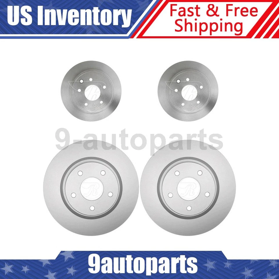 Front Rear Disc Brake Rotors For 2014 2015 2016 2017 2018 2019 Nissan Rogue - Image 1 of 4